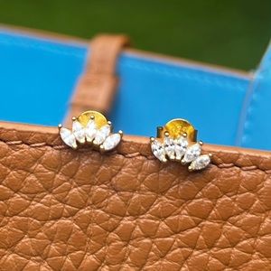 Marquise Cut Stud Earrings